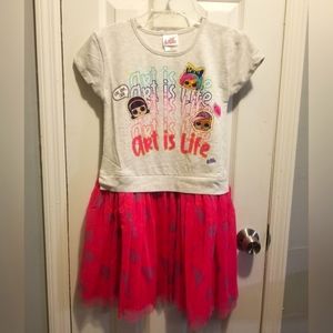 LOL Surprise new girl's dress size 10/12 large